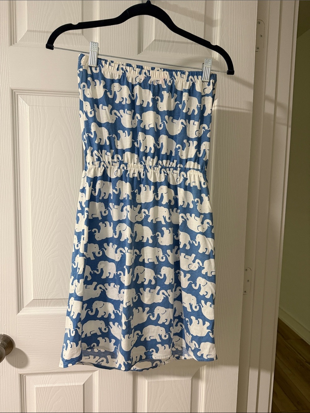 Lilly Pulitzer Blue and White Printed Dress - Picture 3 of 4